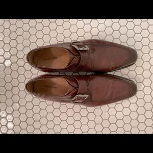 Magnanni Marco II Leather Monk Strap Shoe
